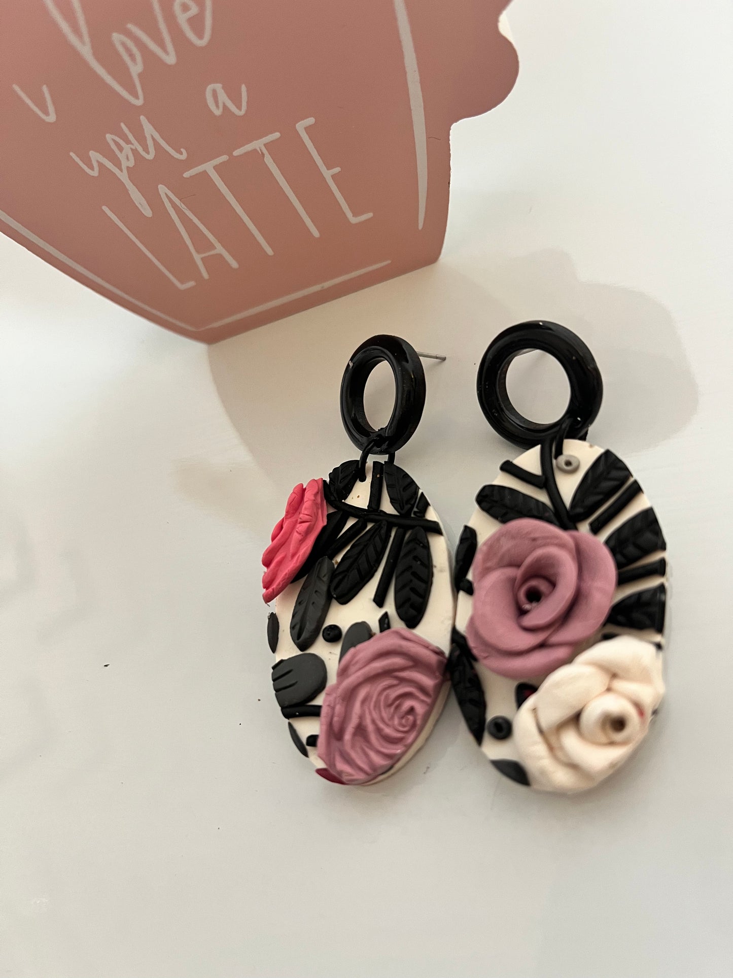 Flamingo floral EARRINGS